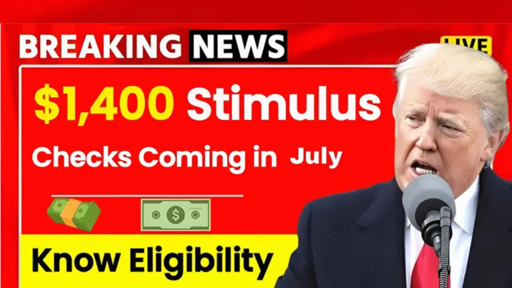 $1400 stimulus Checks Coming in July 2025 – Check Eligibility and Payment Date