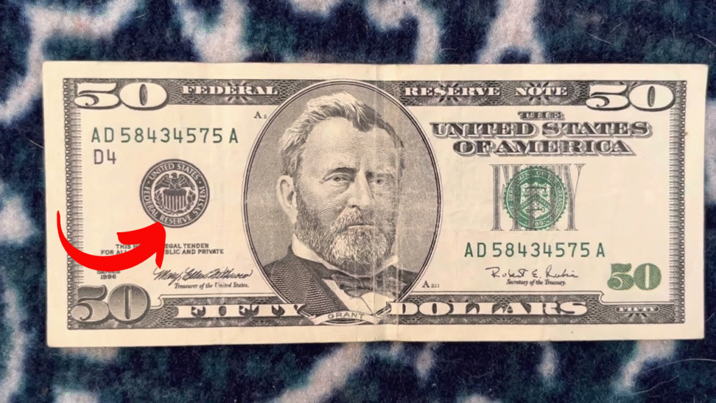 2021 $50 Bill With Ink Bleed Found in Cash Register — Valued at $72,000